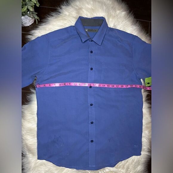 REI Co-op Sausalito blue Long-Sleeve Shirt sz Medium - Picture 6 of 6